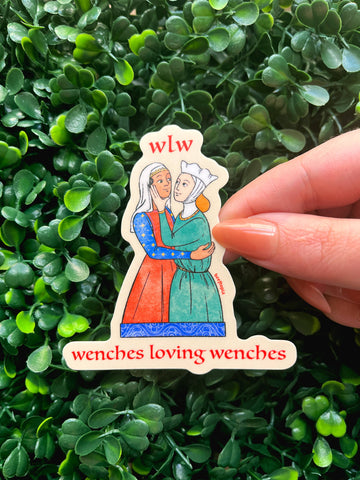 WLW Wenches Loving Wenches Medieval Sticker - 0