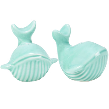 Whales Salt + Pepper Shaker Set
