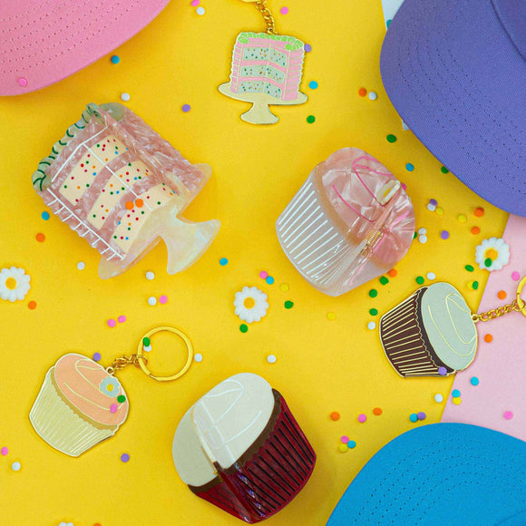 Confetti Cake Hair Claw Clip