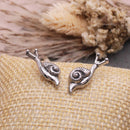 Garden Dweller Snail Earrings-1