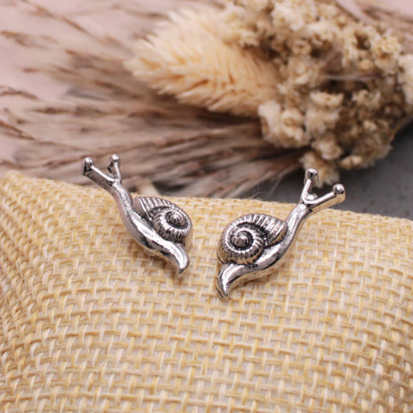 Garden Dweller Snail Earrings