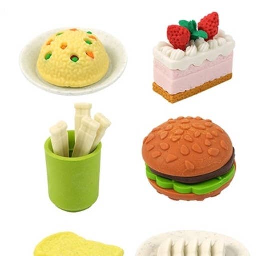 Yummy Snack Mini Random Eraser Box