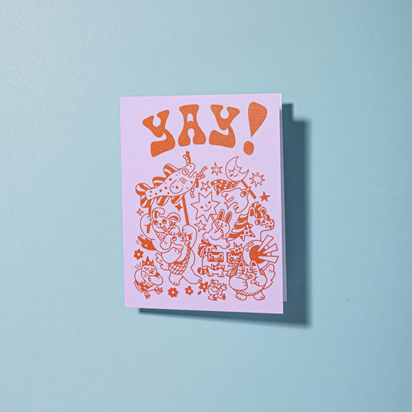 Yay! Animal Parade Card