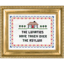 The Lunatics Have Taken Over Deluxe Cross Stitch Kit-1