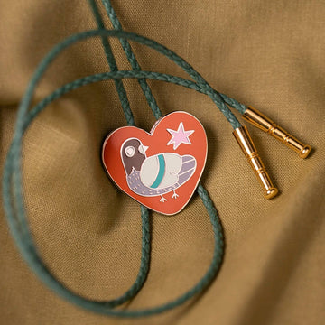 Pigeon Bolo Tie