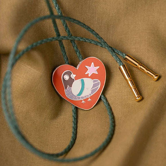 Pigeon Bolo Tie