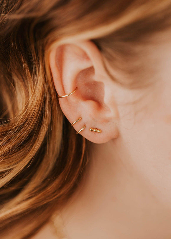 Hello Adorn: Triple Dot Studs Earrings