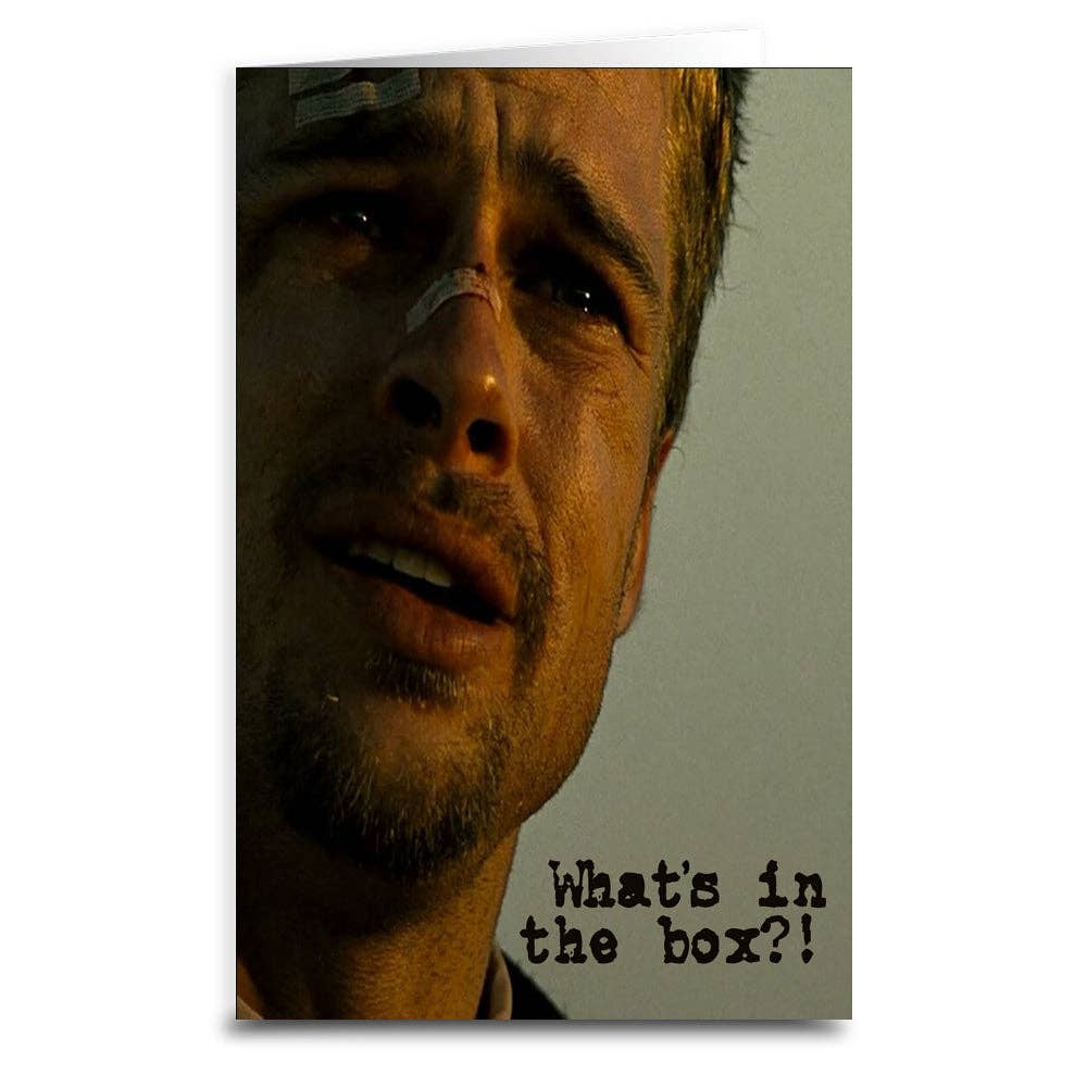 Seven What's in the Box Card