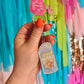 Toe Beans Glitter Keychain