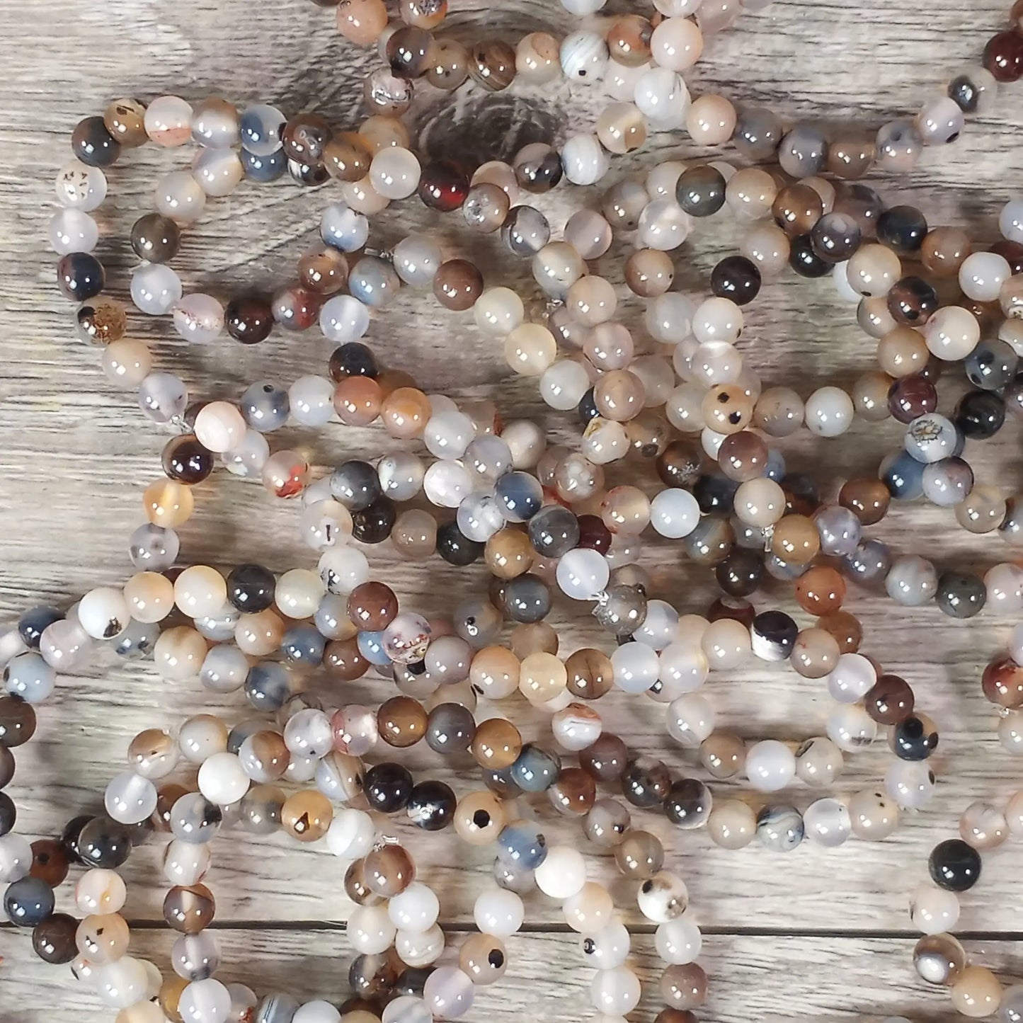 Gemstone Round Bead Bracelets