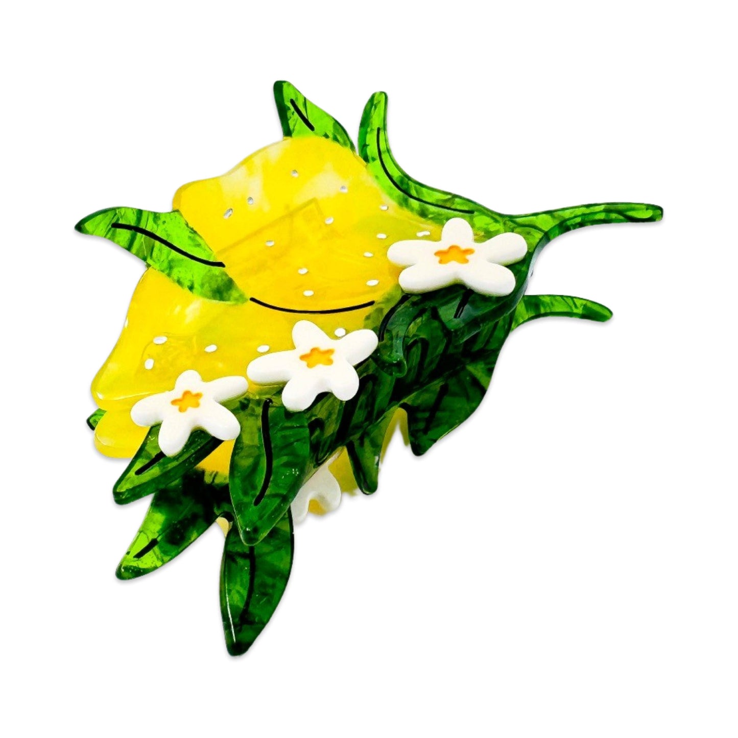 Lemon and Flowers Jenny Lemons Hair Claw