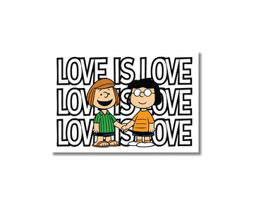 Love is Love Cartoon Sticker