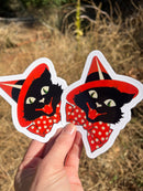 Cat Witch Sticker-5