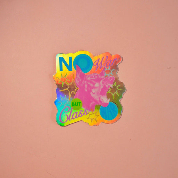 No War But Class War Sticker