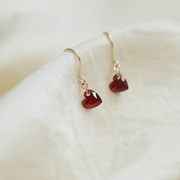 Heart Dangle Earrings
