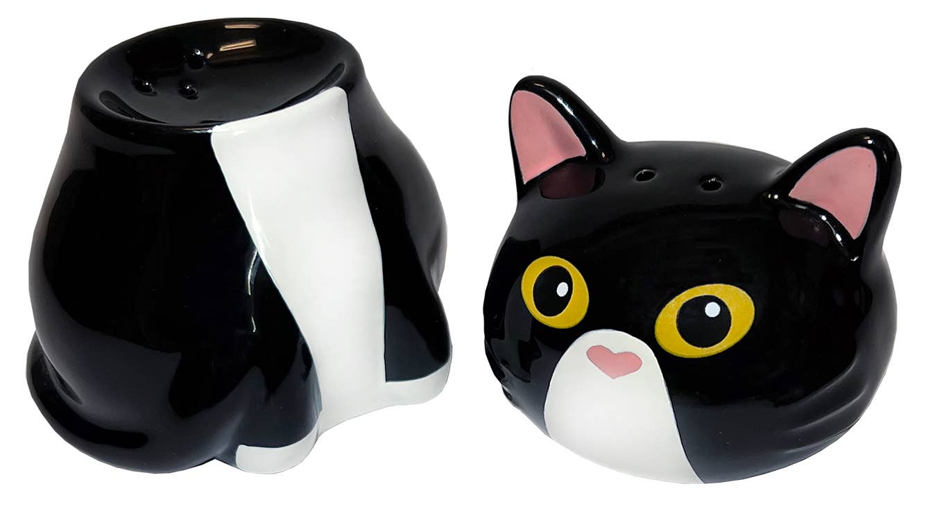Kitty Salt + Pepper Shakers - 0