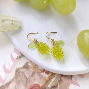 Green Grapes Earrings