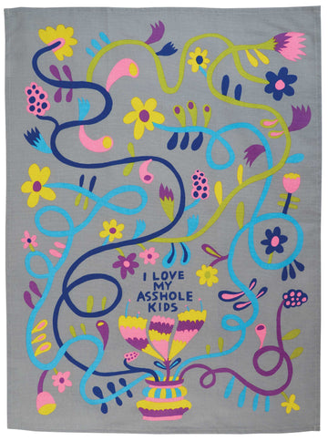 Love My Asshole Kids Dish Towel - 0