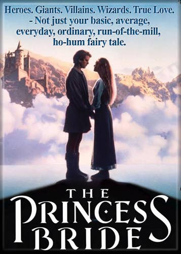 Princess Bride Movie Poster Magnet