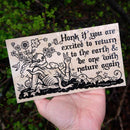 Return to the Earth Bumper Sticker-1