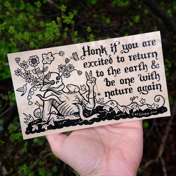 Return to the Earth Bumper Sticker