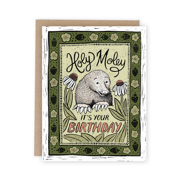 Holy Moley Birthday Card