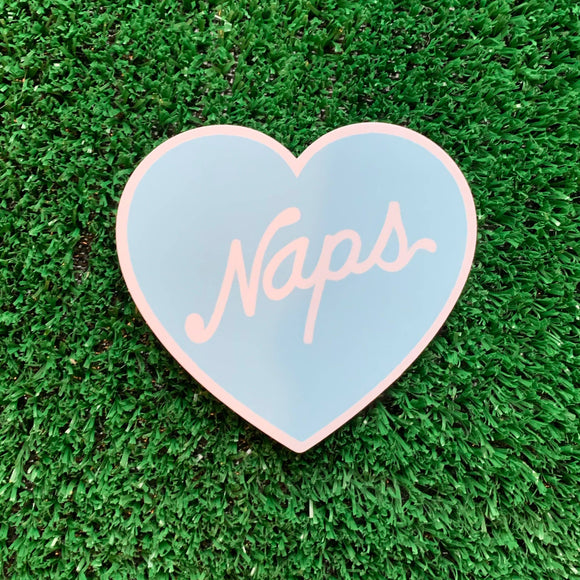 Naps Heart Vinyl Sticker
