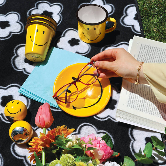 Smiley Enamel Mug