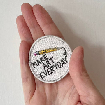 Make Art Everyday 2" Embroidered Patch - 0