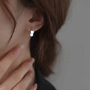 Double Circle Charm Earrings-2