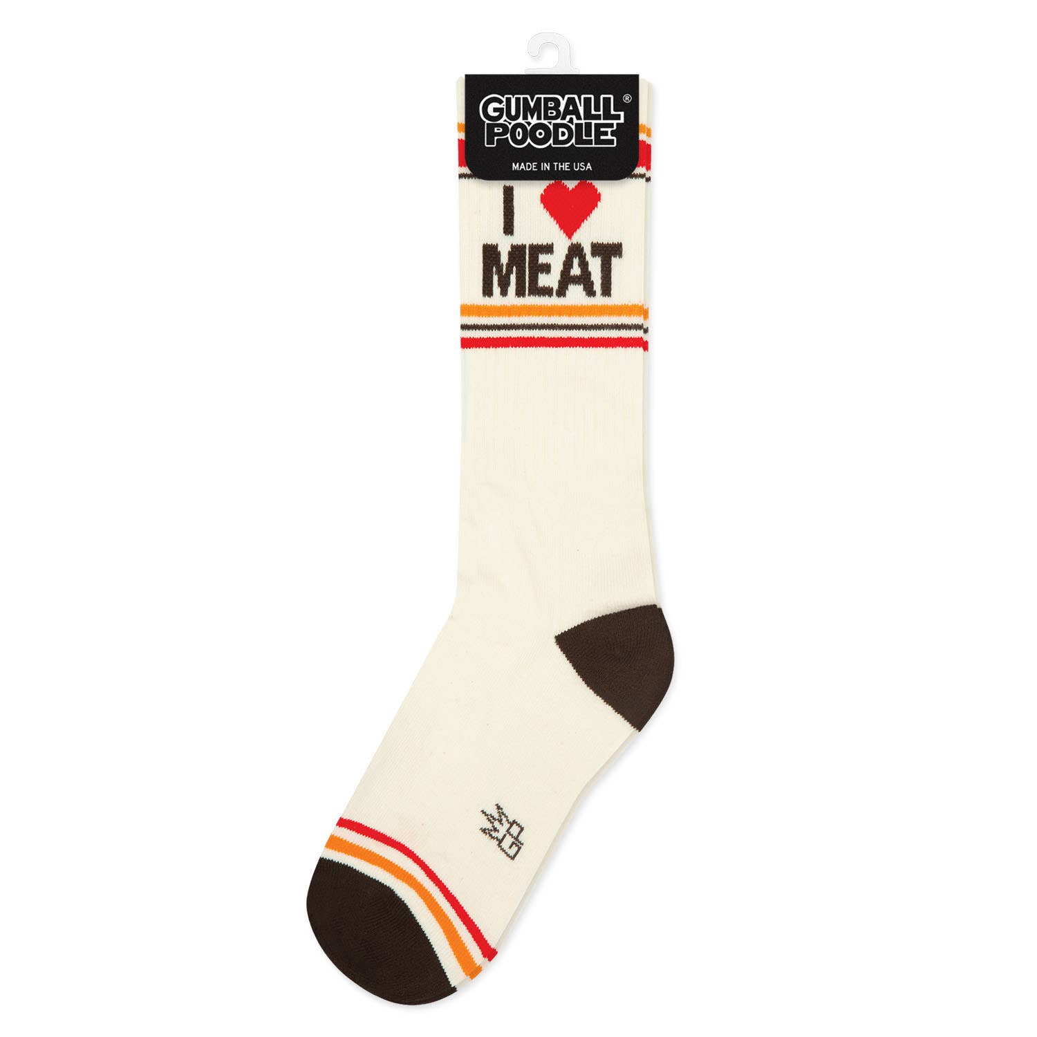 I <3 Meat Gym Crew Socks