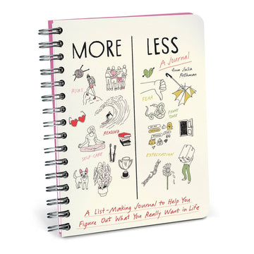 More/Less Julia Rothman Guided Journal