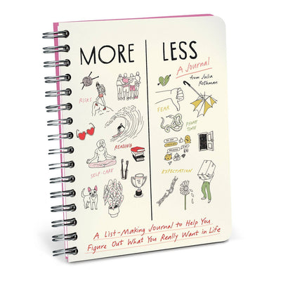More/Less Julia Rothman Guided Journal