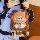 Red Panda Plush Backpack-4