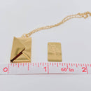 I Love You Envelope Necklace-6