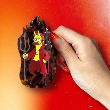 Simpsons Flanders Devil Claw Clip