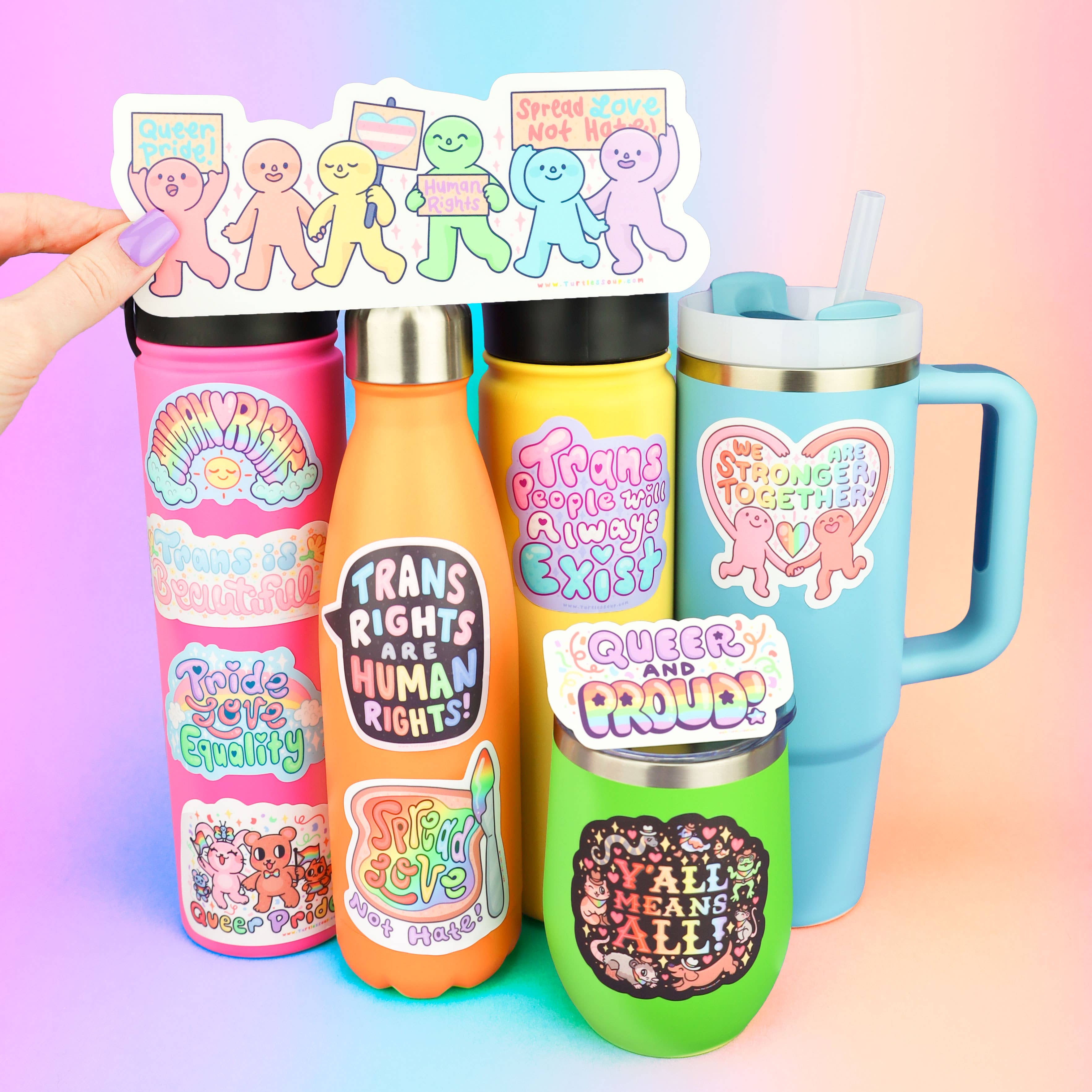 Y’all Means All Sticker - 0