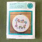 Cat in Bloom Silhouette Embroidery Kit
