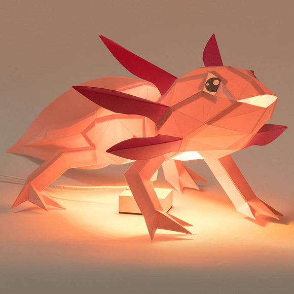 Axolotl PaperCraft Art Kit