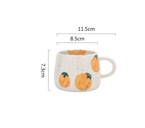 Fruit Ceramic Mugs