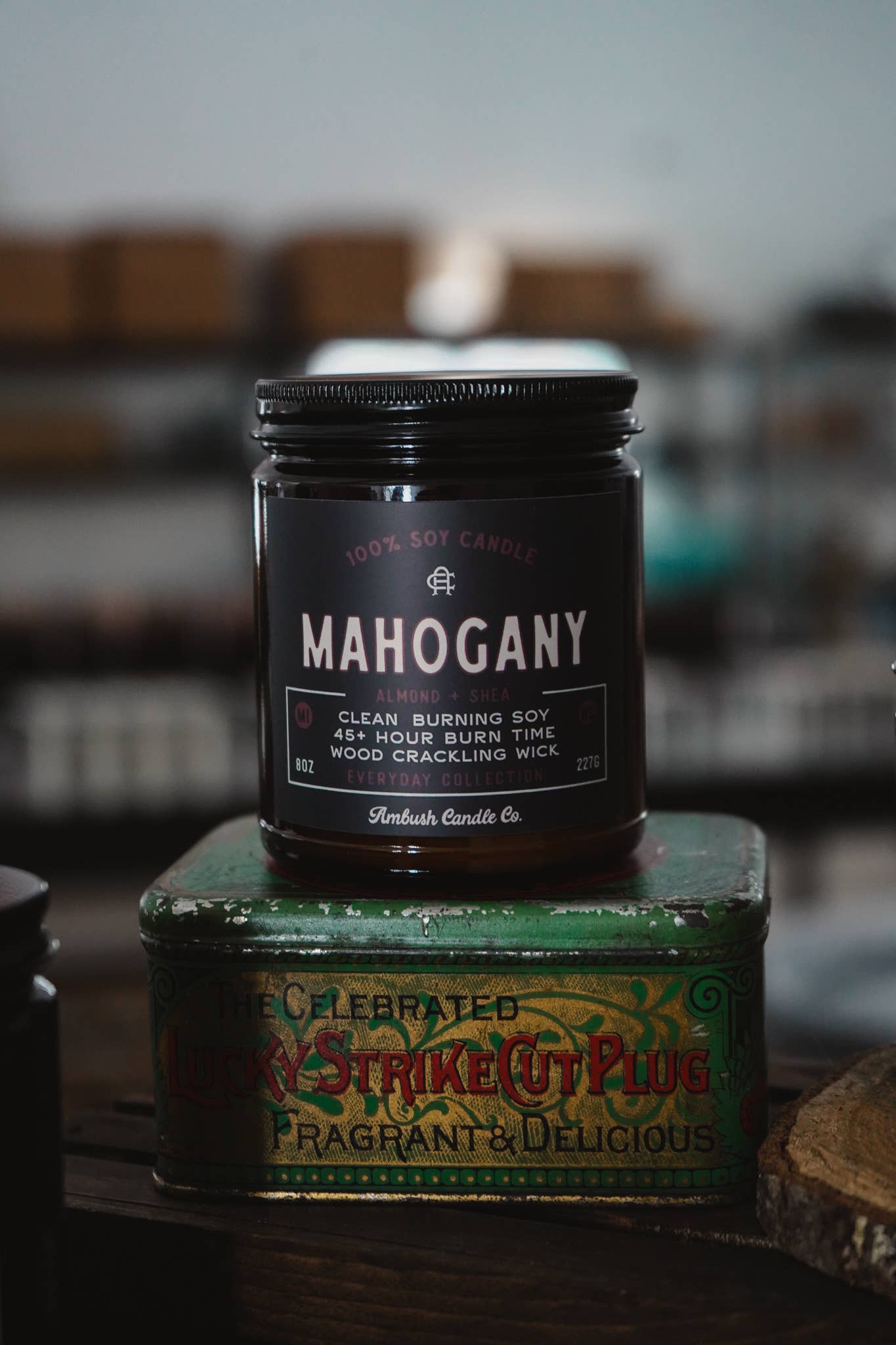 Mahogany | Almond + Shea Candle