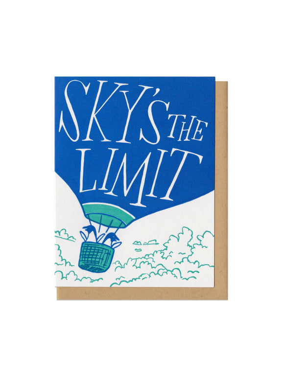 Sky's the Limit Greeting Card