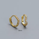 Dainty Sea Wave Hoop Earrings-5