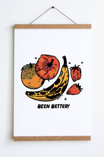 Been Better (Fruit Plate) Print - 0