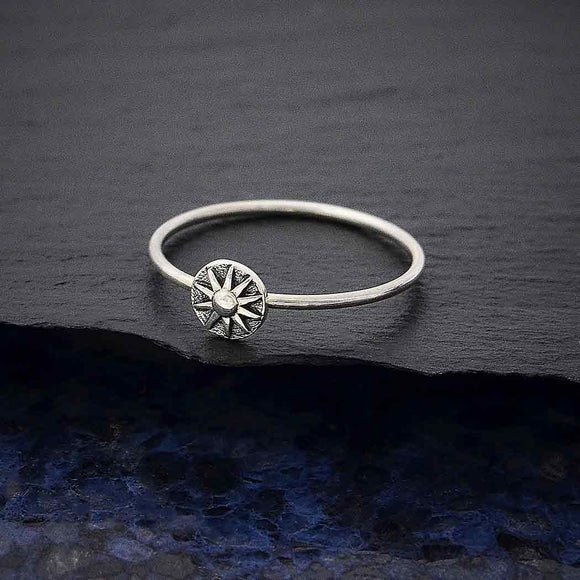 Sun Sterling Silver Ring