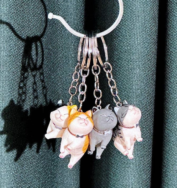 Best Friend Cat Mystery Keychain