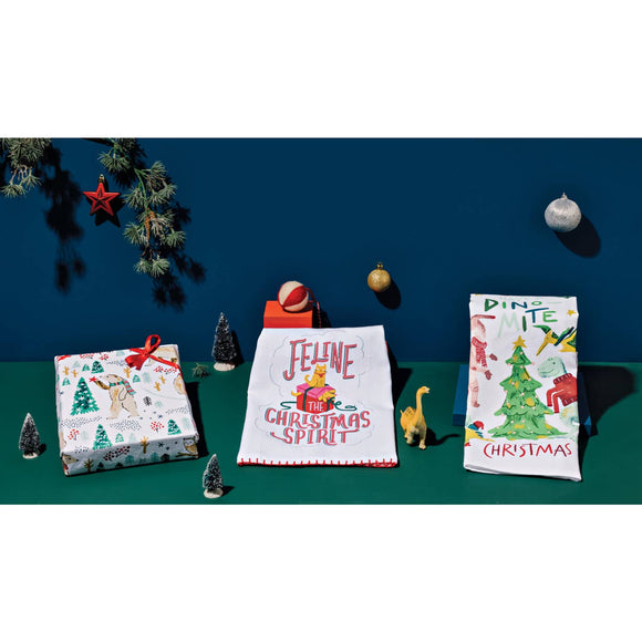 Santa Claws Dish Towel