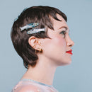 Blue Sardine Alligator Hair Clip Set-4
