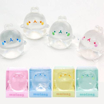 Molang Clear Mochi Squishy - 0