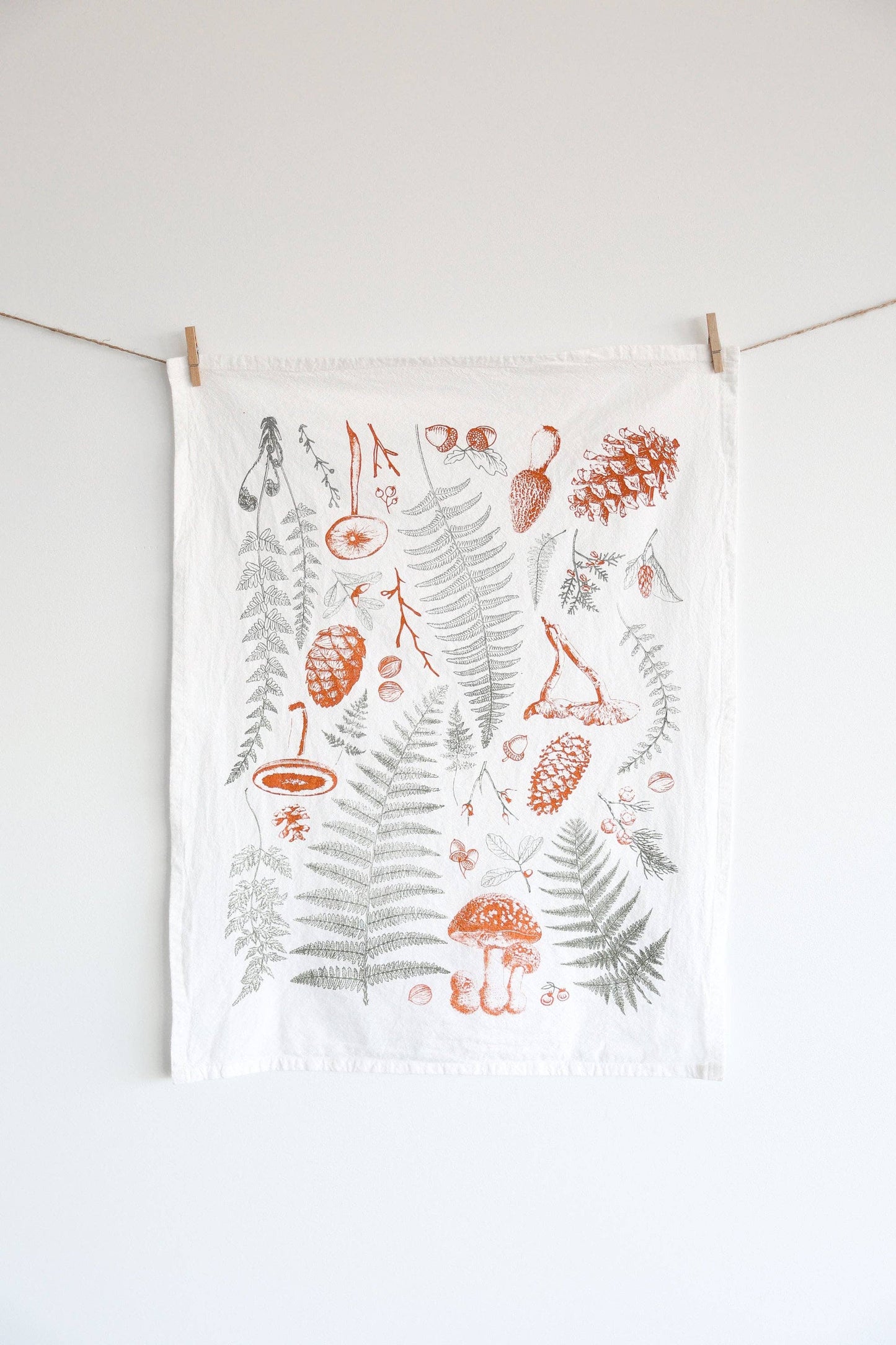 Forest Floor Tea Towel